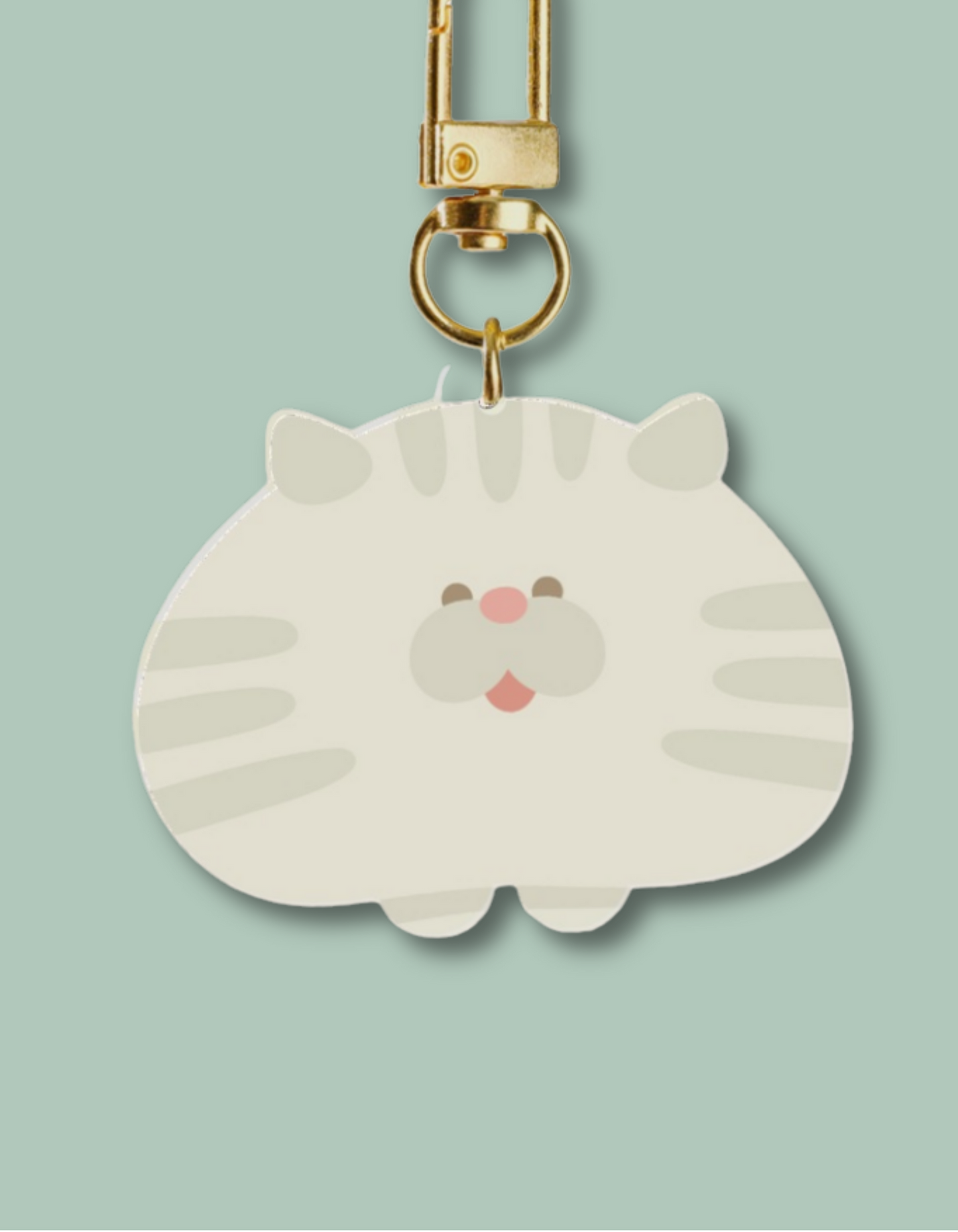 White Cat Keychain (Old Version)