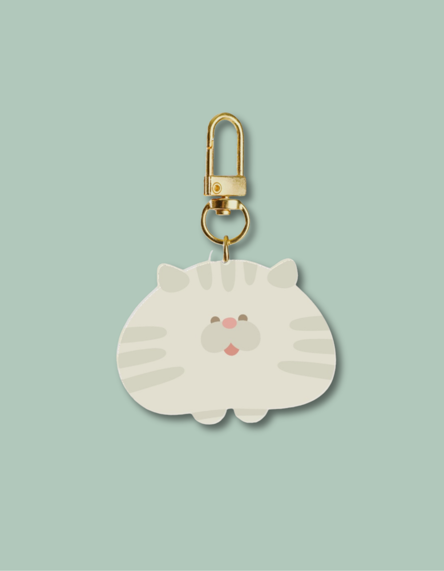 White Cat Keychain (Old Version)