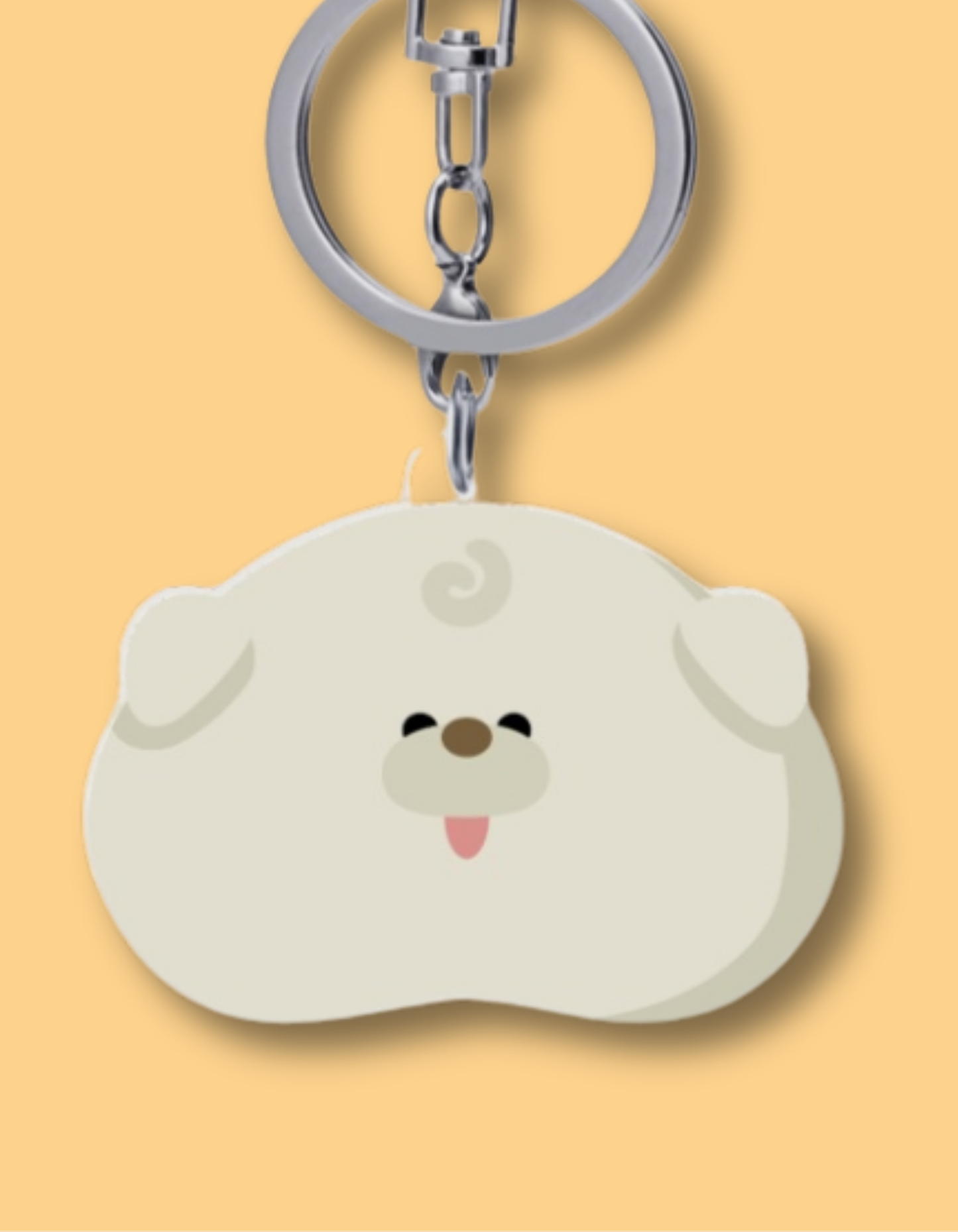 Maltese Keychain