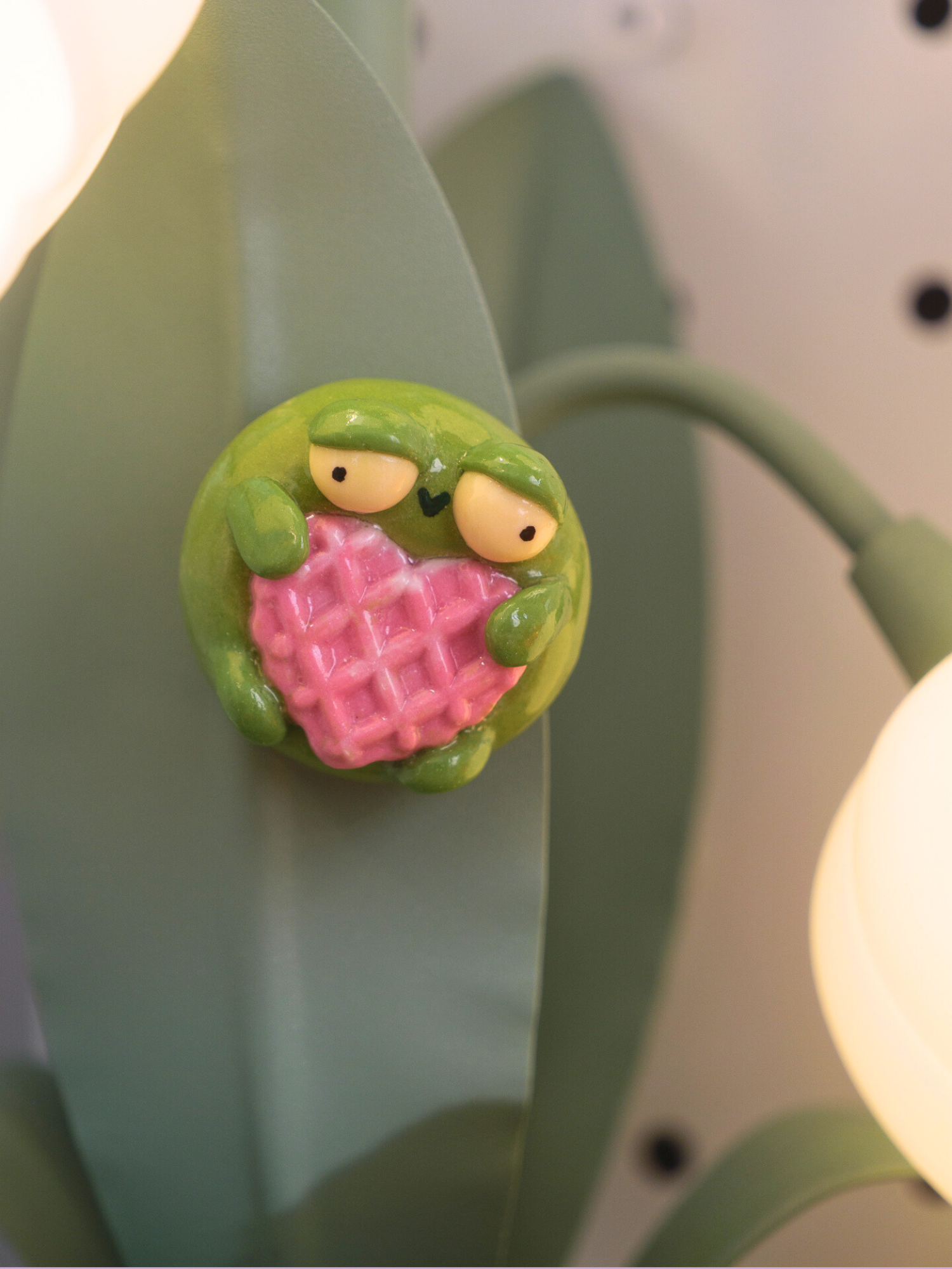 Frank with Stawberry Waffle