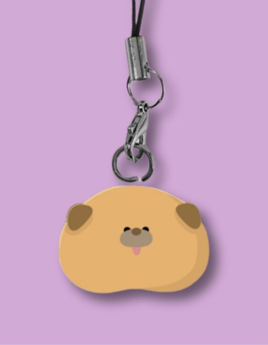 Pug Phone Charm