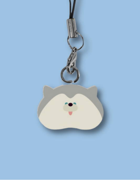 Siberian Husky Phone Charm