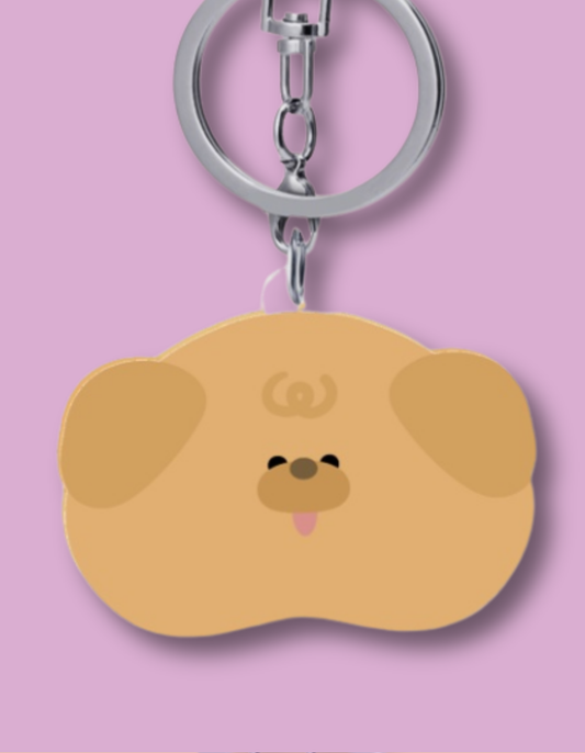 Golden Retriever Keychain