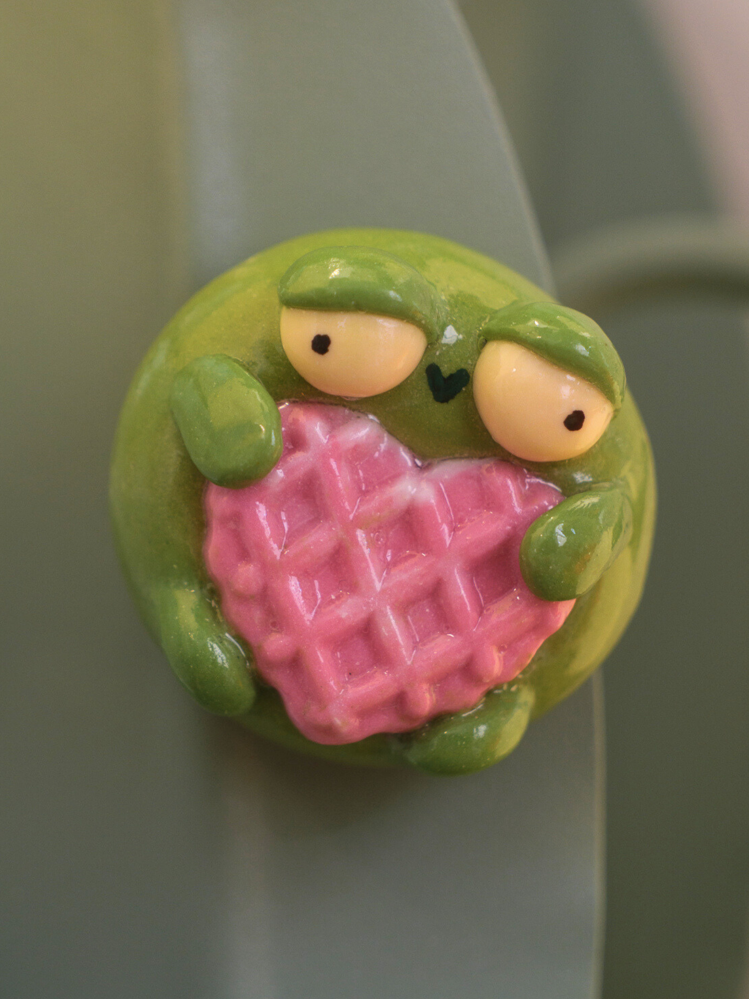 Frank with Stawberry Waffle