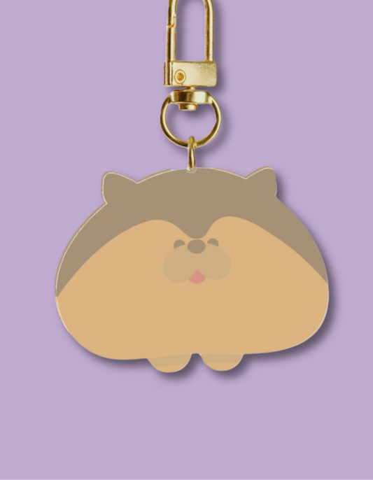 Brown Dog Keychain (Old Version)