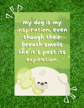 My Dog is My Inspiration Postcard - Maltese