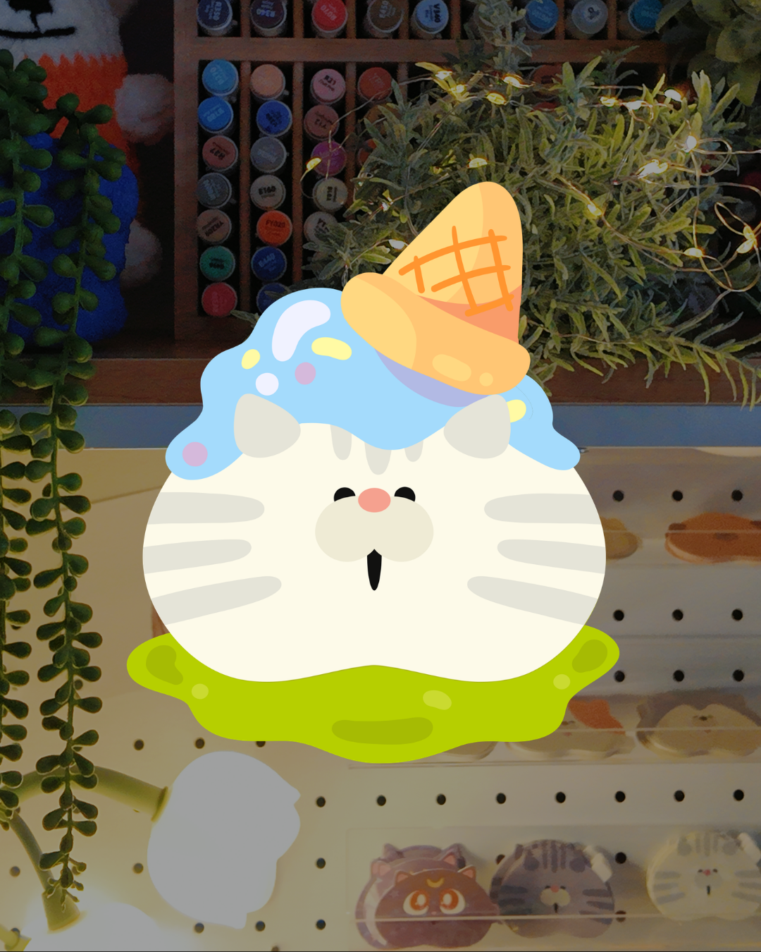 Cleo the Cat Sticker