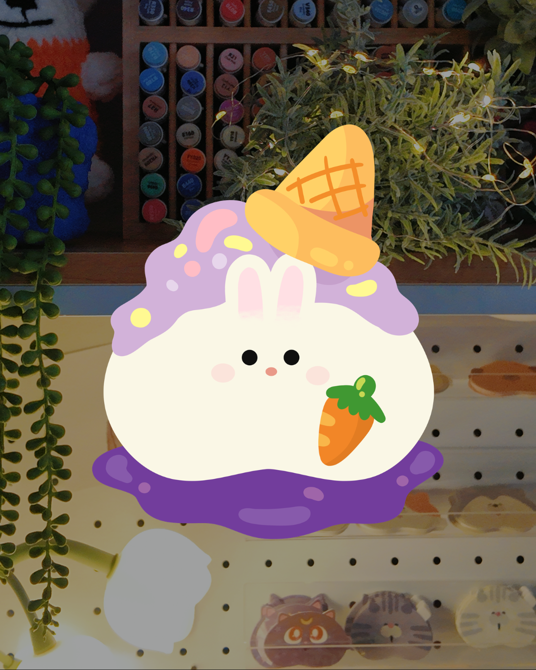 Banhmi the Bunny Sticker