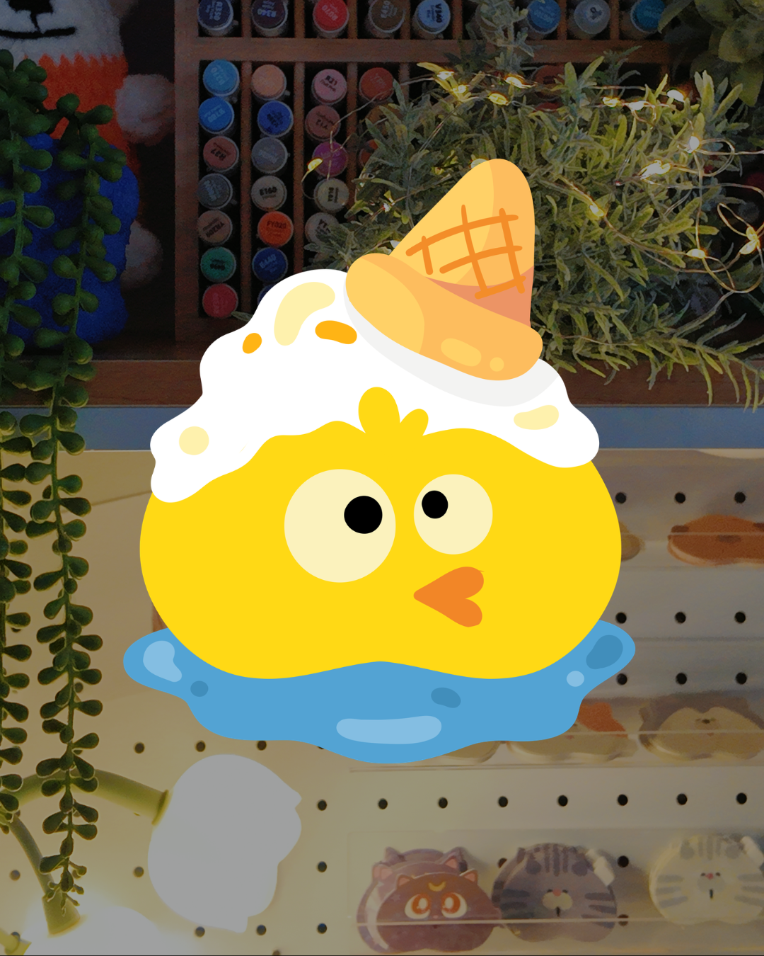 Bebe the Duck Sticker