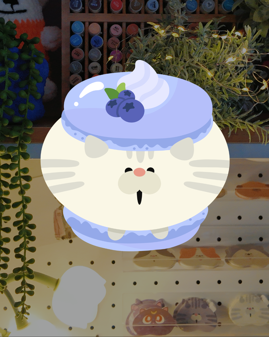 Cleo Macaron Sticker