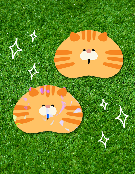 Orange Cat Sticker